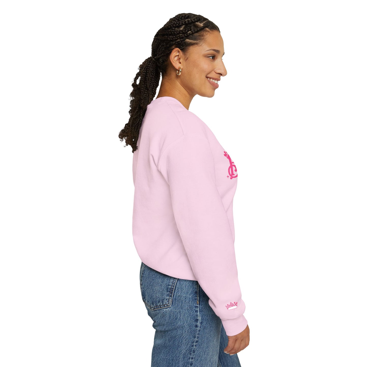 Galinda “Blonde” Wicked Crewneck Sweatshirt | Broadway-Inspired Pink Letter Pullover (4 Color Options)