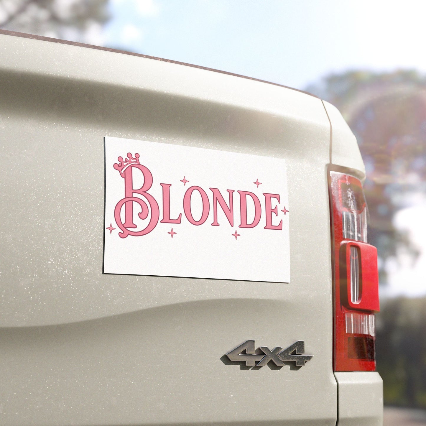 Wicked Inspired Galinda Car Magnet | “Blonde” Pink Princess Magnet