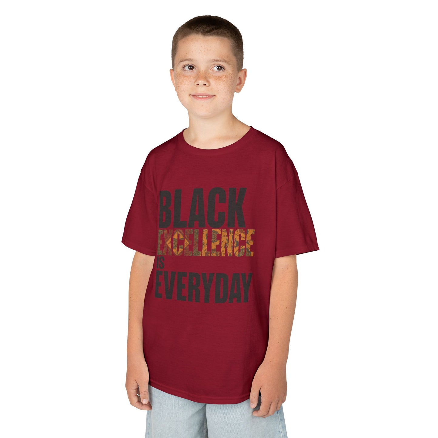 Black Excellence Is Everyday Youth T-Shirt – Inspirational Kids Tee