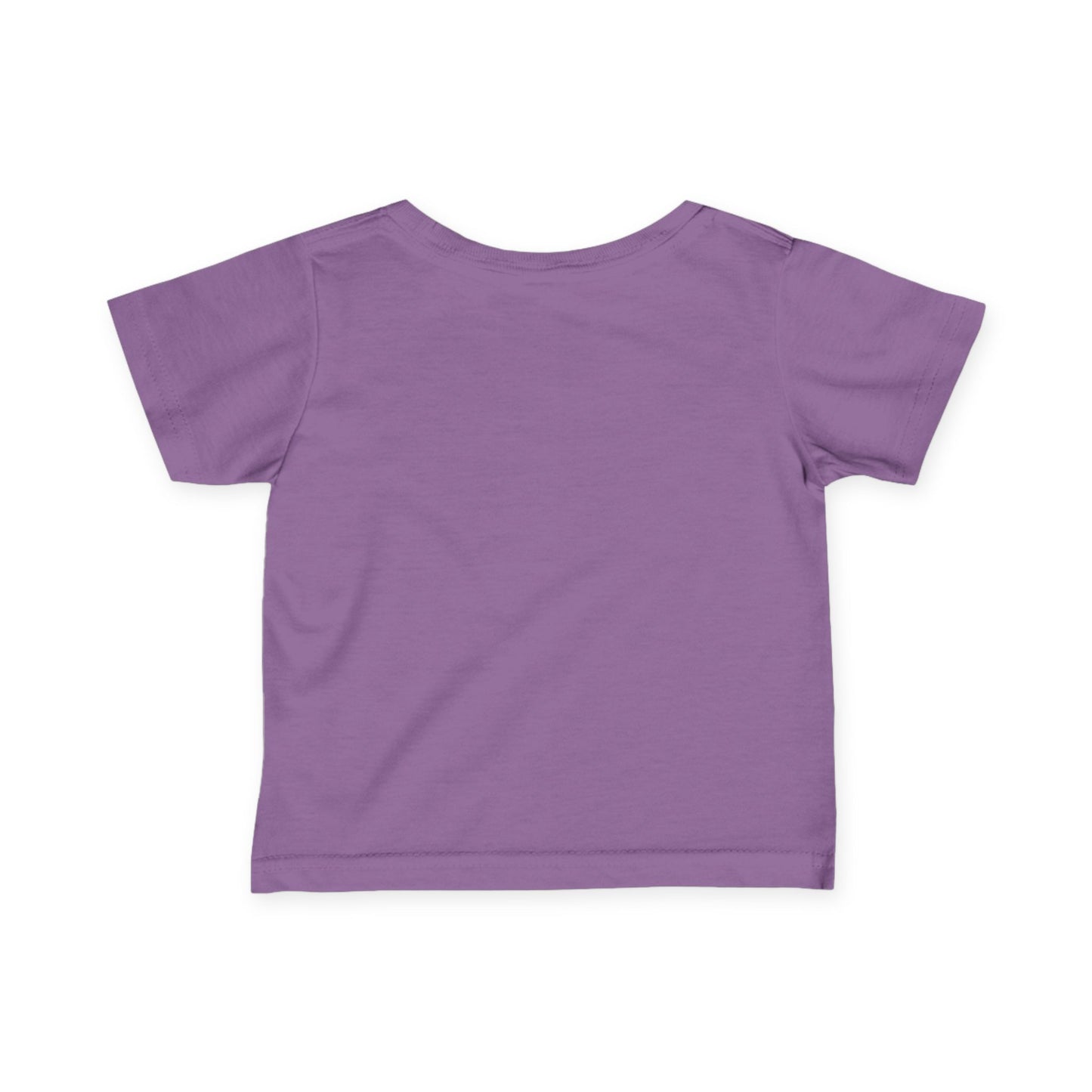 Purple toddler short sleeve t-shirt back view plain