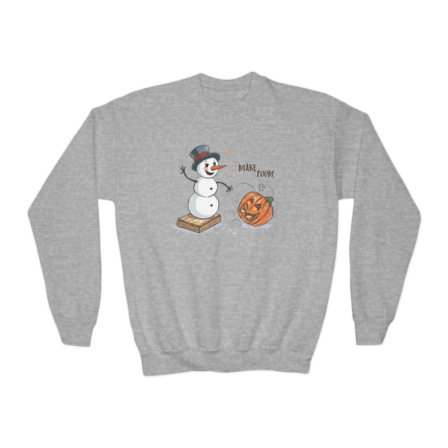 Fall to Winter “Make Room” Youth Crewneck Sweatshirt