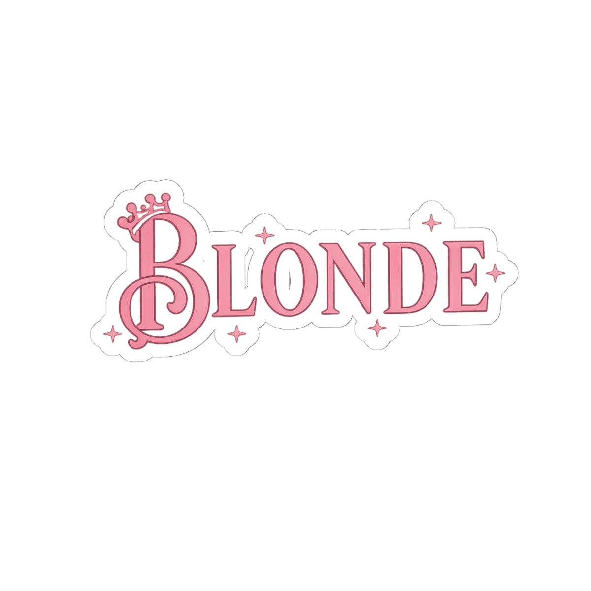 Wicked Inspired Galinda Sticker | “Blonde” Pink Princess Vinyl Sticker (4 Sizes)