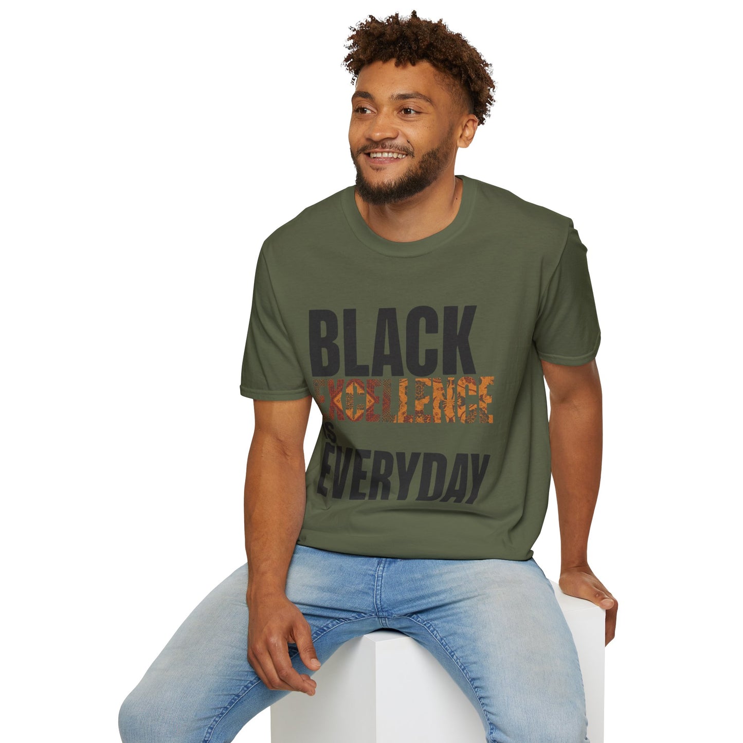 Black Excellence Is Everyday Unisex Adult T-Shirt – Empowerment Statement Tee
