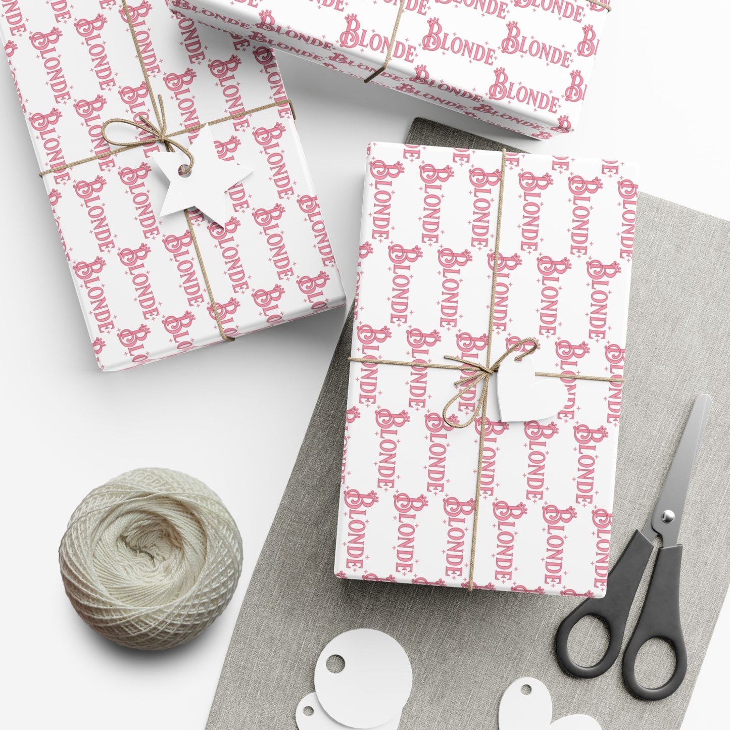 Blonde Wicked-Inspired Wrapping Paper | Glinda Aesthetic Gift Wrap