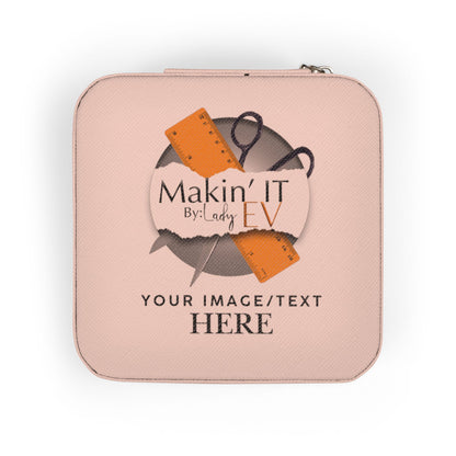 Custom Travel Jewelry Box – Portable Velvet Ring & Earring Organizer