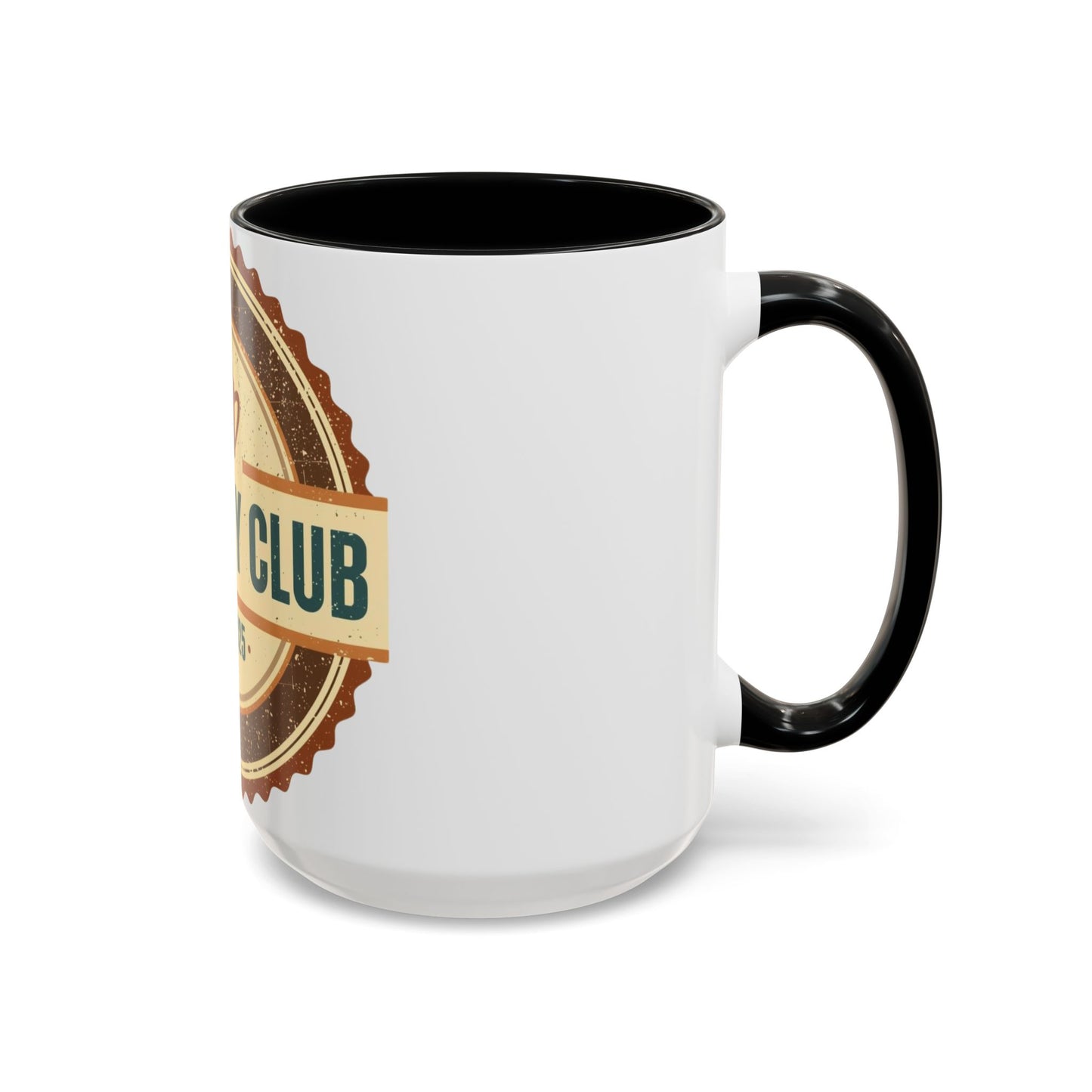 The Cozy Club Accent Mug | 11oz & 15oz Coffee Cup for Comfort Seekers (Multiple Colors)