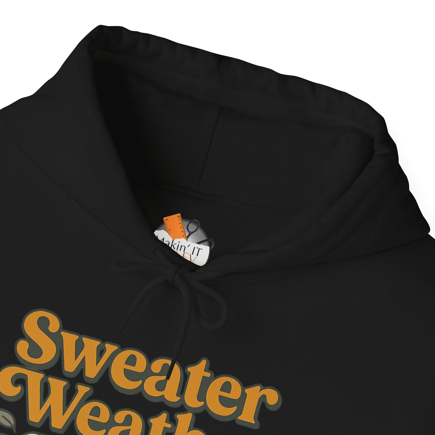 Sweater Weather Vibes Hoodie – Cozy Fall Aesthetic Pullover
