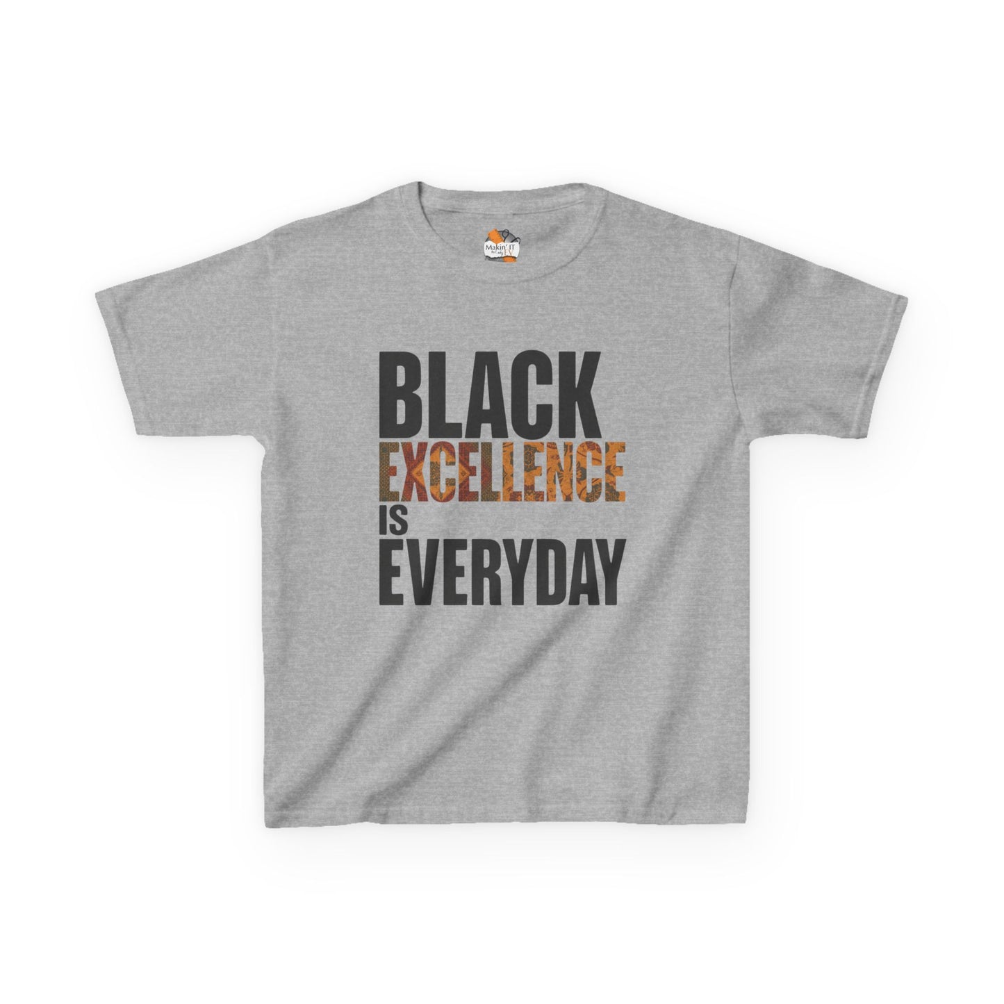 Black Excellence Is Everyday Youth T-Shirt – Inspirational Kids Tee