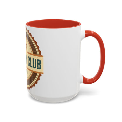 The Cozy Club Accent Mug | 11oz & 15oz Coffee Cup for Comfort Seekers (Multiple Colors)
