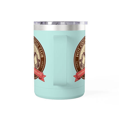 Hot Cocoa Social Club Insulated Coffee Tumbler | Cozy Vintage Mug | Double-Wall Stainless Steel Holiday Drinkware