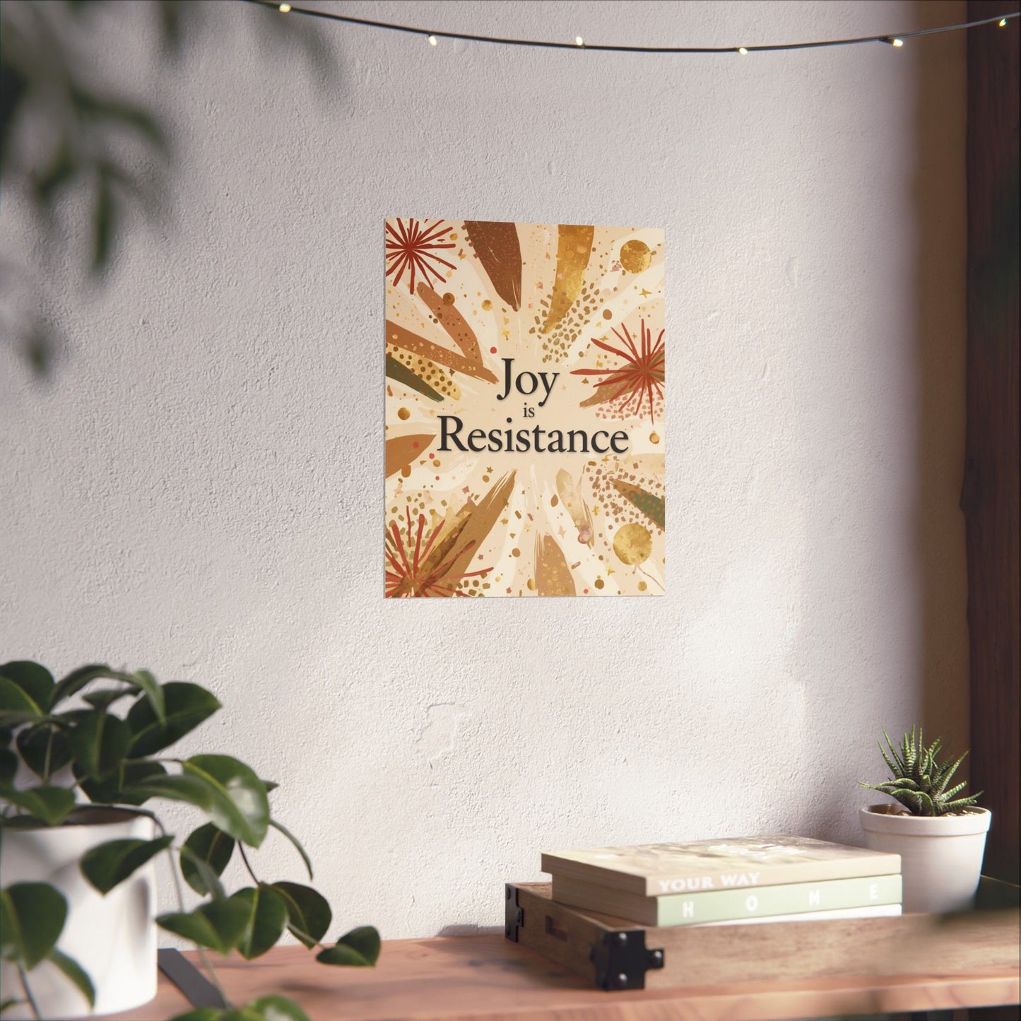 Joy Is Resistance Matte Poster | Black History–Inspired Affirmation Wall Art