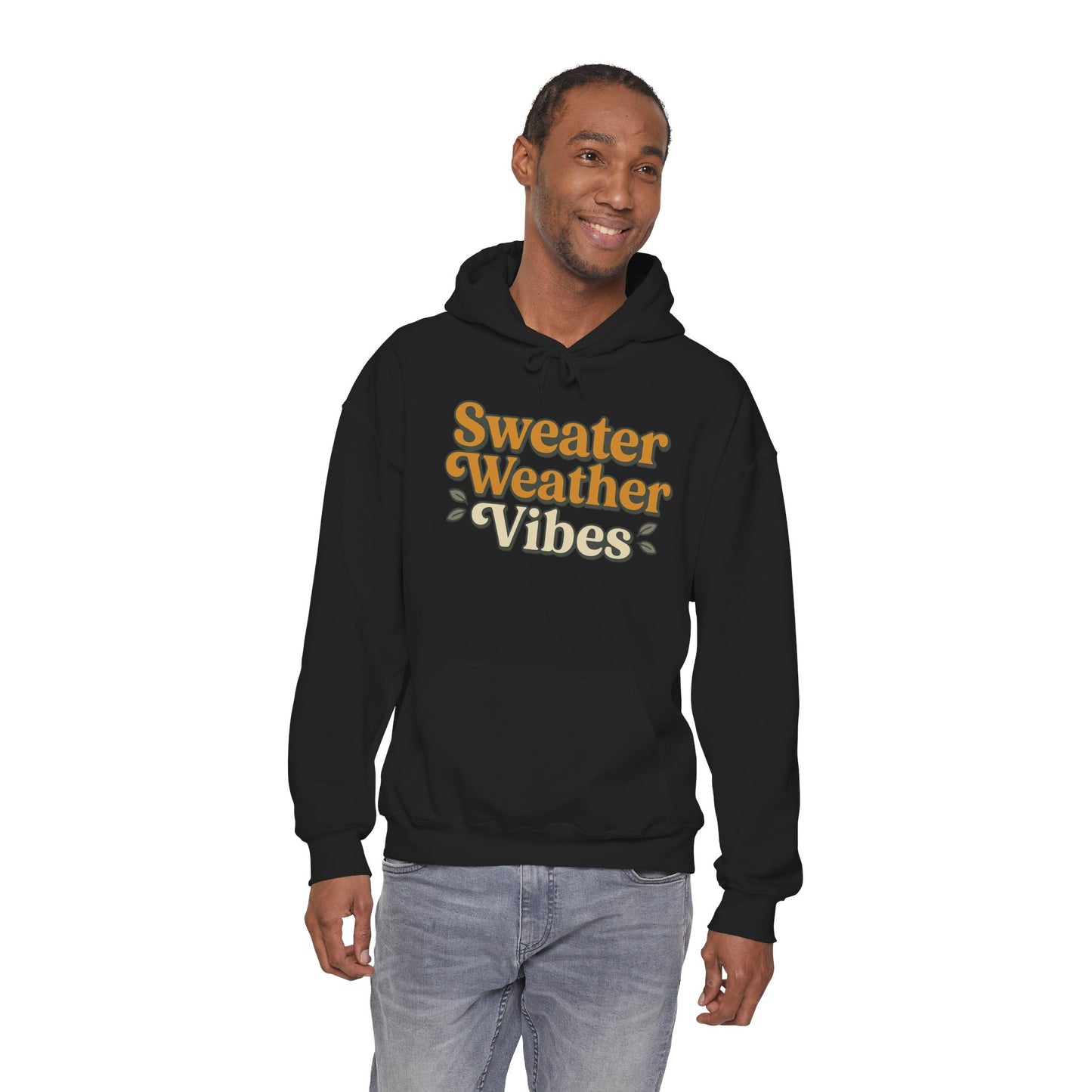Sweater Weather Vibes Hoodie – Cozy Fall Aesthetic Pullover