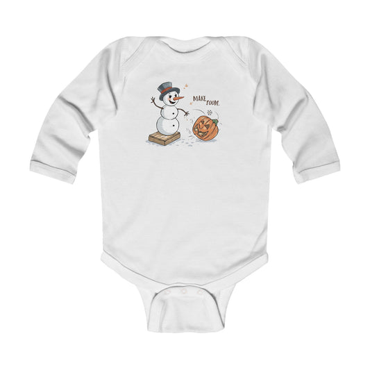Humorous Infant Onesie – “Make Room” – Long Sleeve