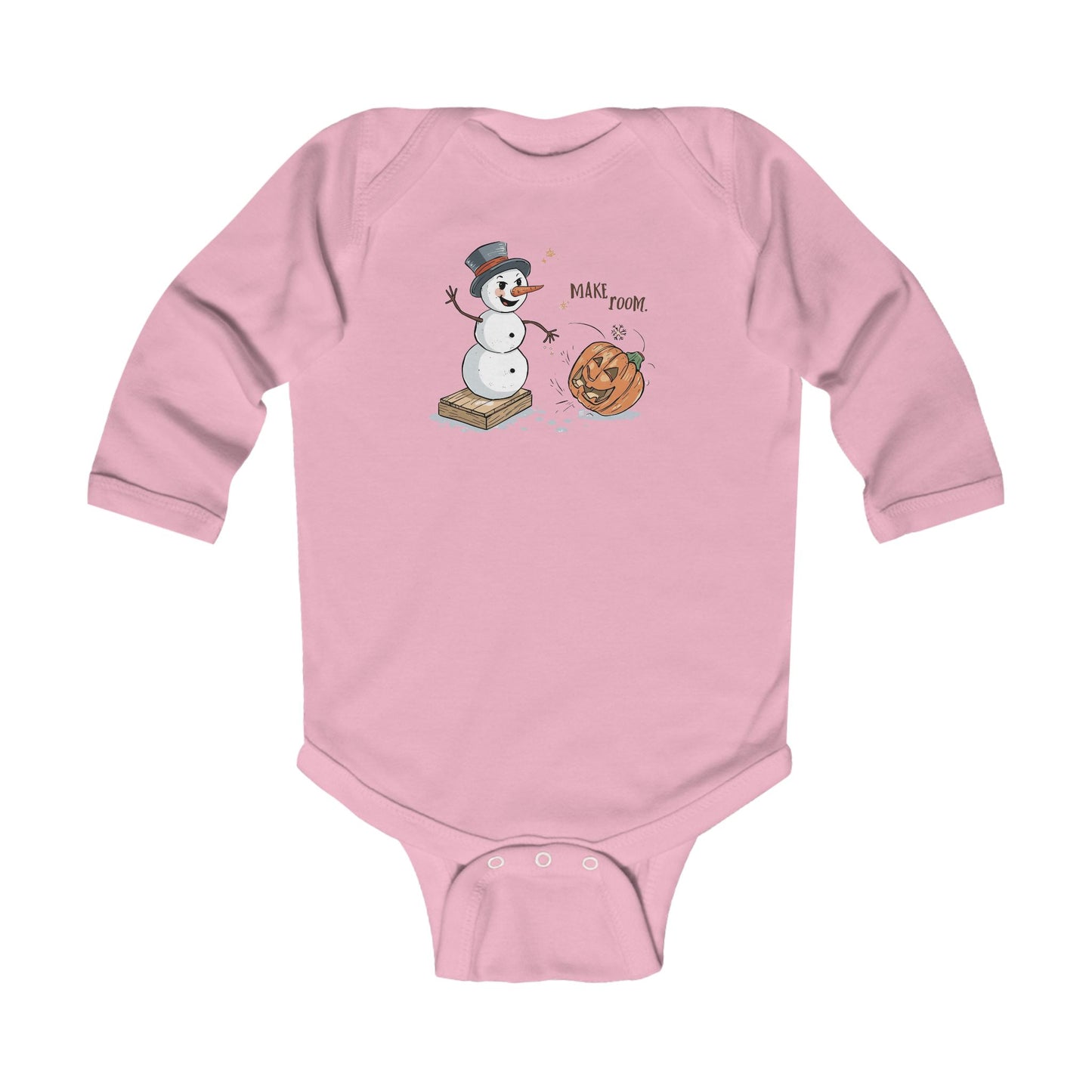 Humorous Infant Onesie – “Make Room” – Long Sleeve