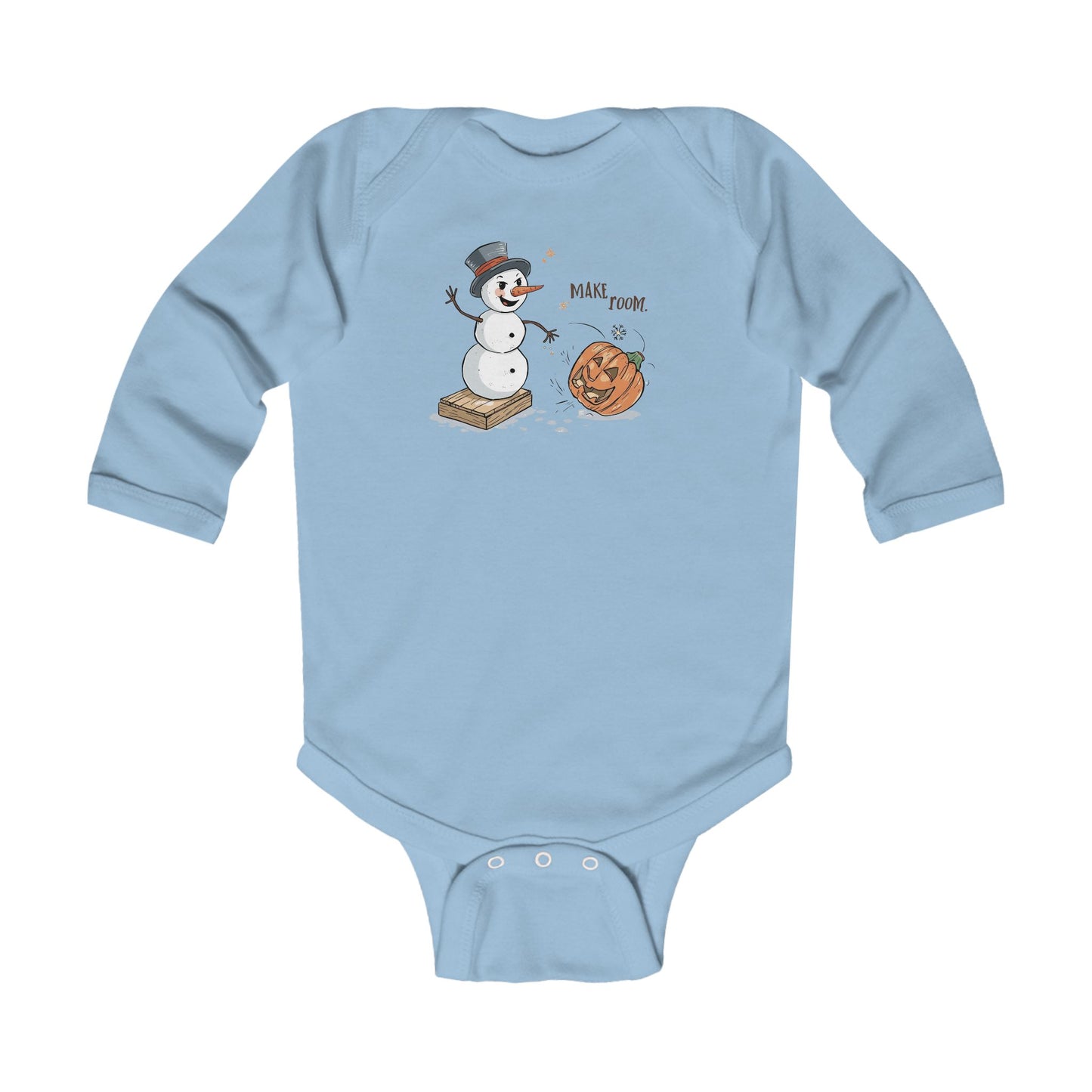 Humorous Infant Onesie – “Make Room” – Long Sleeve