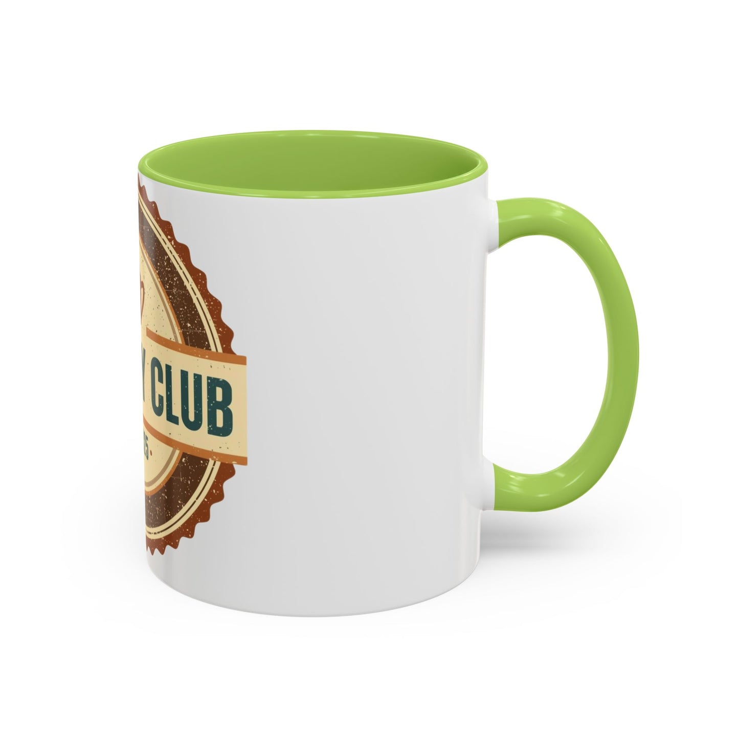 The Cozy Club Accent Mug | 11oz & 15oz Coffee Cup for Comfort Seekers (Multiple Colors)