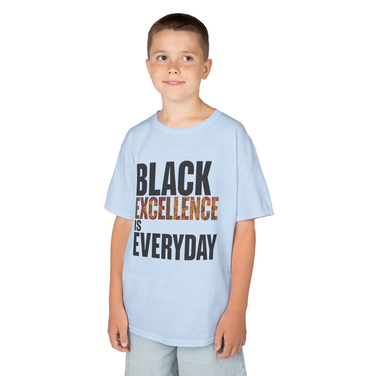 Black Excellence Is Everyday Youth T-Shirt – Inspirational Kids Tee
