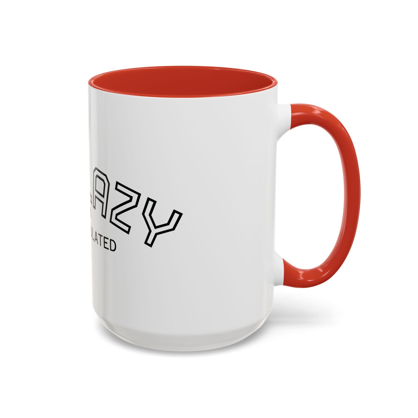 Not Lazy, I’m Overstimulated Accent Mug – Funny Mental Health Coffee Mug
