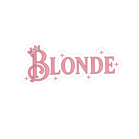 Wicked Inspired Galinda Sticker | “Blonde” Pink Princess Vinyl Sticker (4 Sizes)