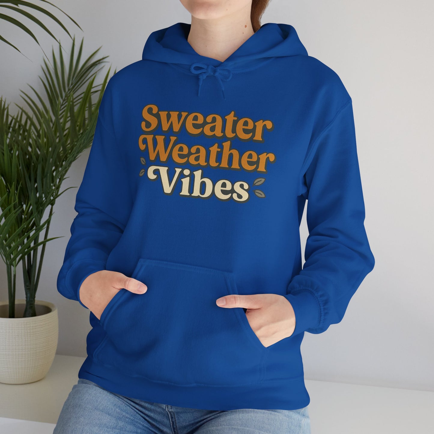 Sweater Weather Vibes Hoodie – Cozy Fall Aesthetic Pullover