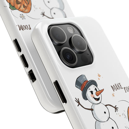 Fall to Winter “Make Room” Humorous Phone Case