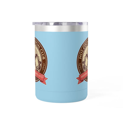 Hot Cocoa Social Club Insulated Coffee Tumbler | Cozy Vintage Mug | Double-Wall Stainless Steel Holiday Drinkware