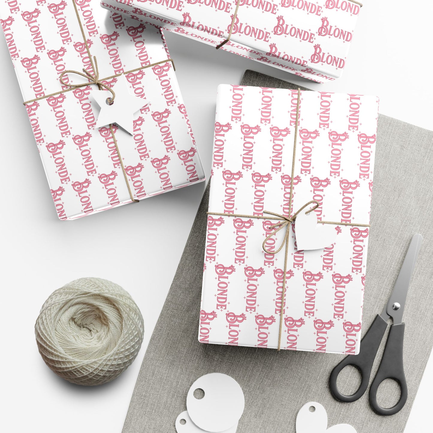 Blonde Wicked-Inspired Wrapping Paper | Glinda Aesthetic Gift Wrap