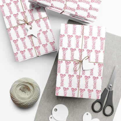 Blonde Wicked-Inspired Wrapping Paper | Glinda Aesthetic Gift Wrap