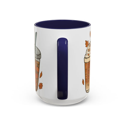 Pumpkin Spice Accent Mug – Fall Coffee Cup (11oz & 15oz)