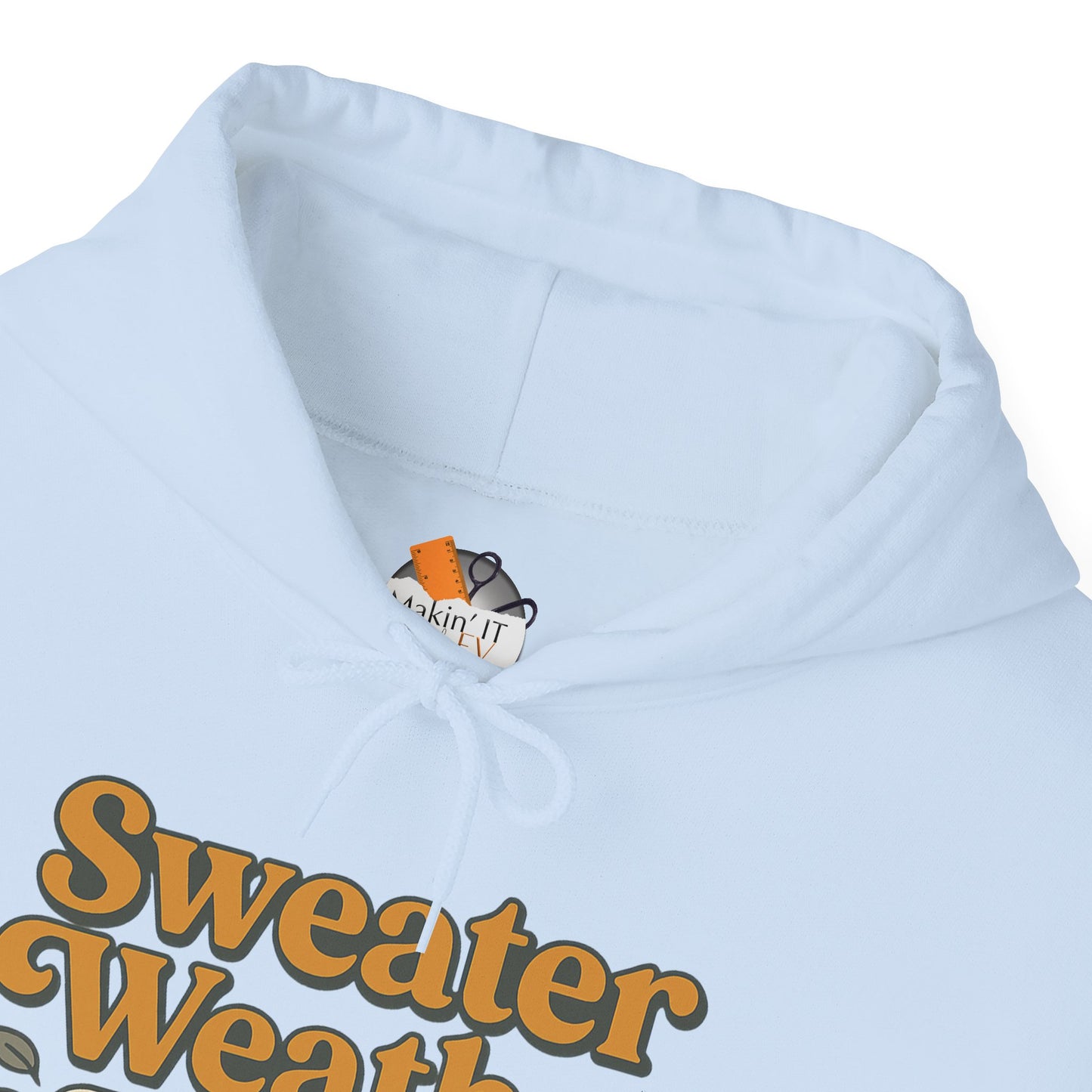 Sweater Weather Vibes Hoodie – Cozy Fall Aesthetic Pullover