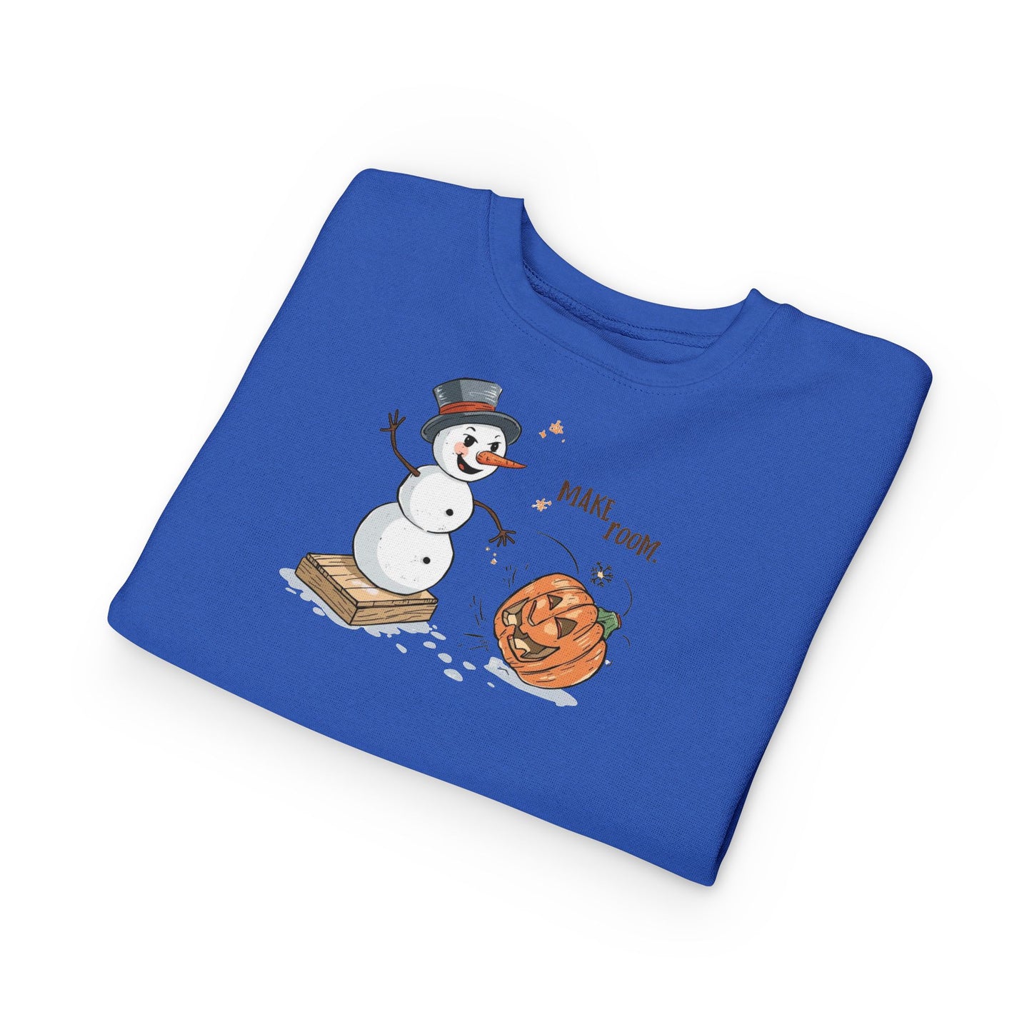 “Make Room” Fall-to-Winter Humorous Toddler Sweatshirt – Cozy Kids Crewneck