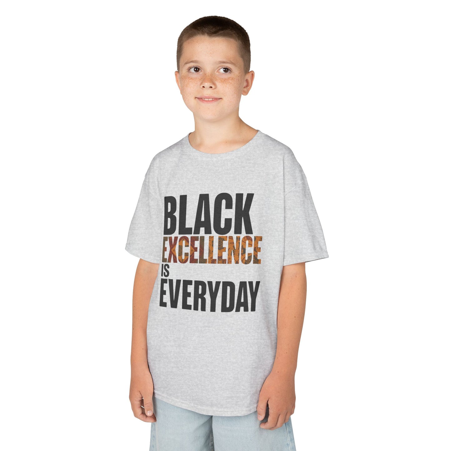 Black Excellence Is Everyday Youth T-Shirt – Inspirational Kids Tee