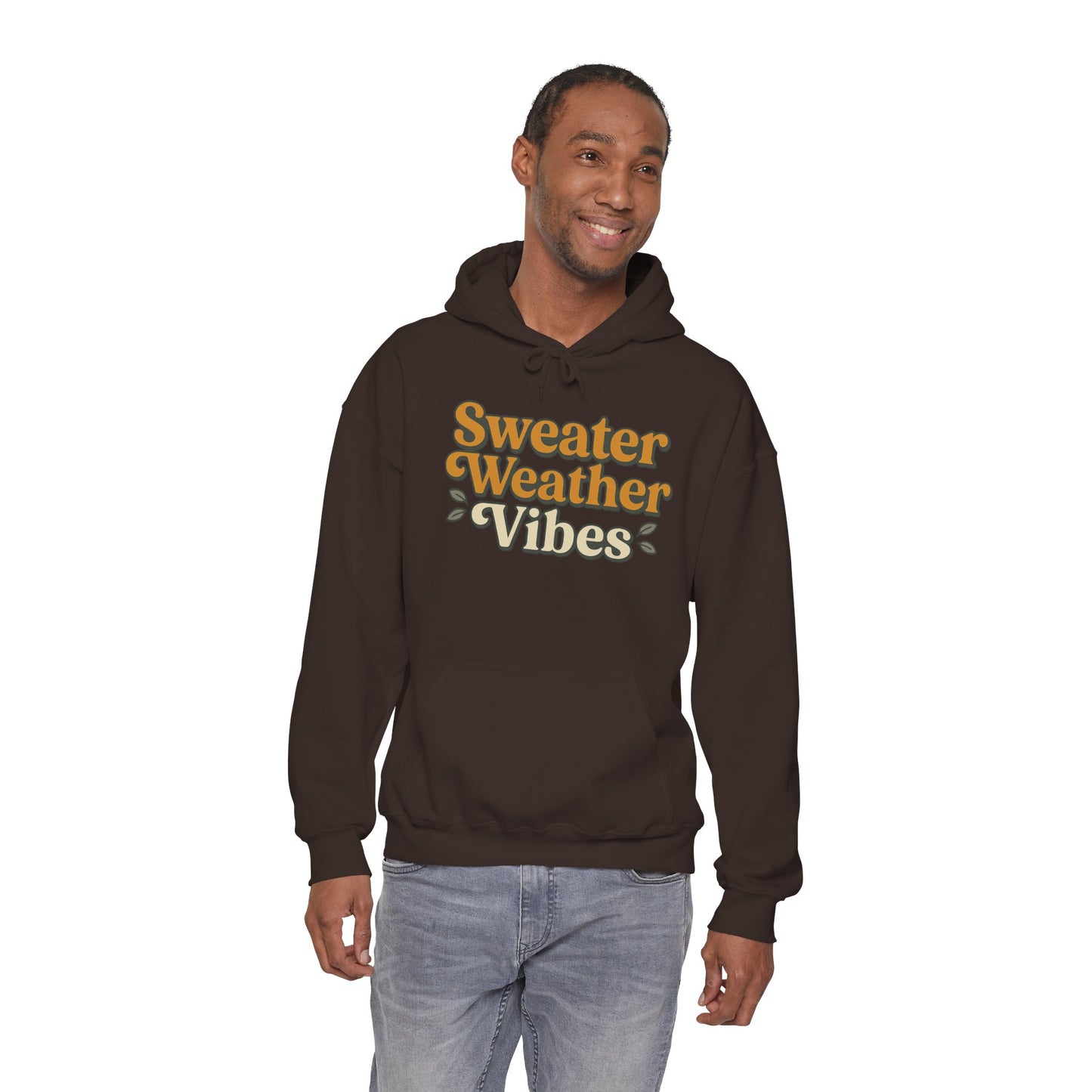 Sweater Weather Vibes Hoodie – Cozy Fall Aesthetic Pullover