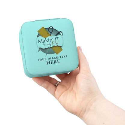 Custom Travel Jewelry Box – Portable Velvet Ring & Earring Organizer