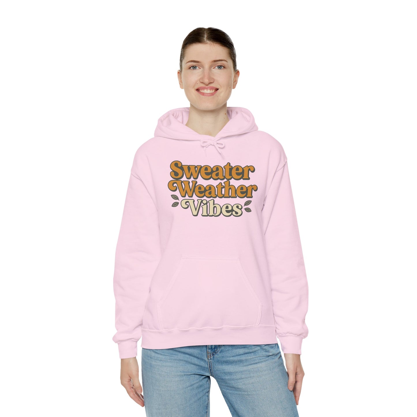 Sweater Weather Vibes Hoodie – Cozy Fall Aesthetic Pullover