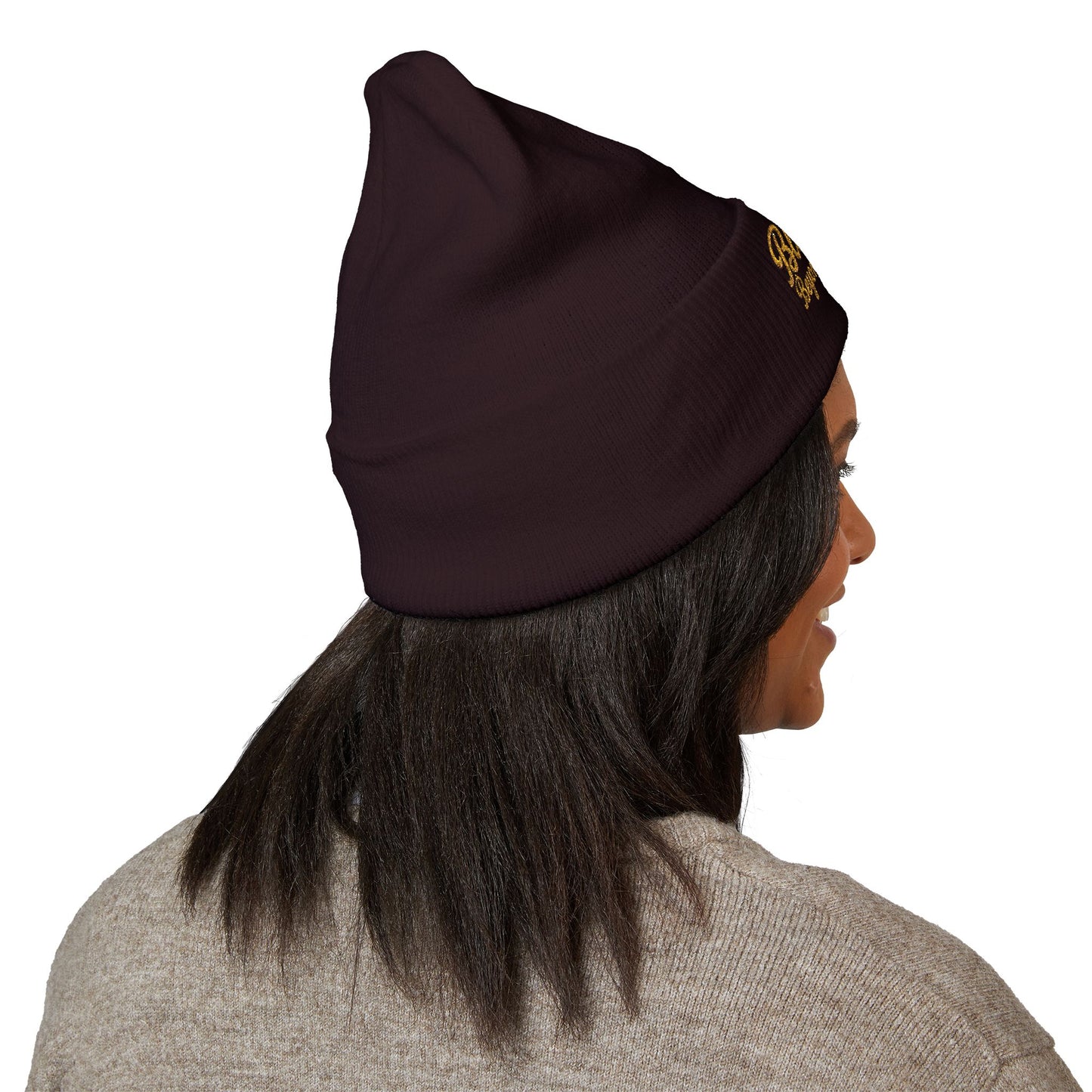 Blessed Beyond Measure Embroidered Beanie – Faith-Inspired Knit Hat (9 Color Options)