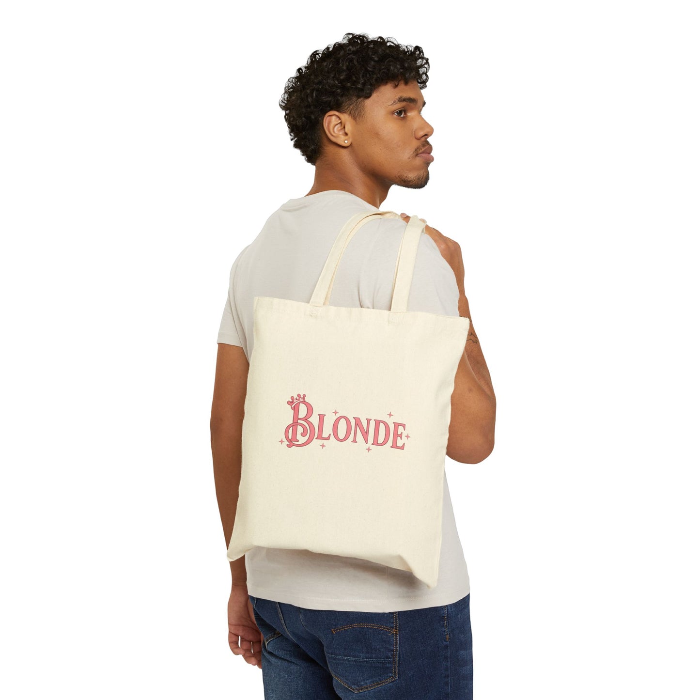 Blonde Tote Bag | Wicked-Inspired Galinda Quote Tote (Black or Natural)