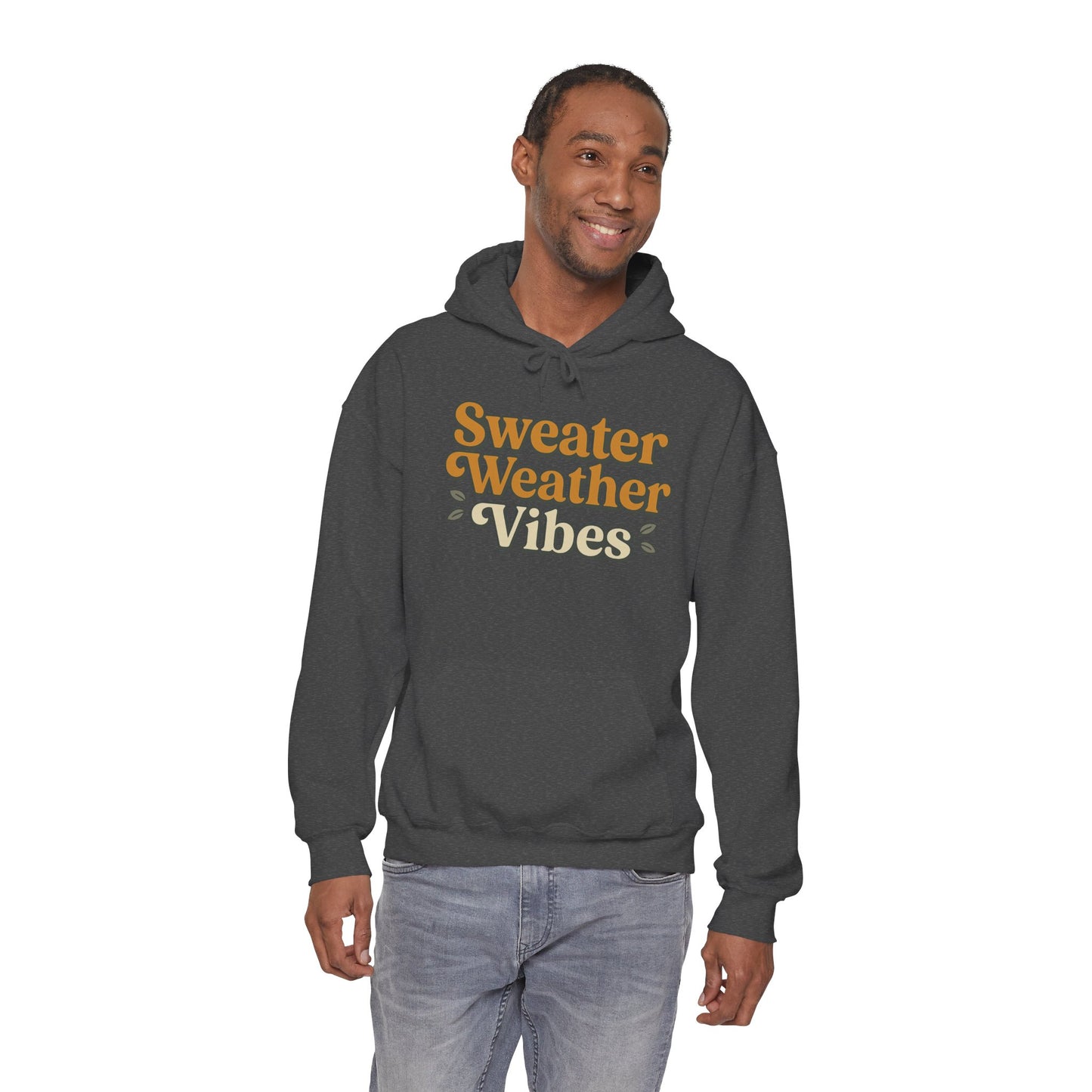 Sweater Weather Vibes Hoodie – Cozy Fall Aesthetic Pullover