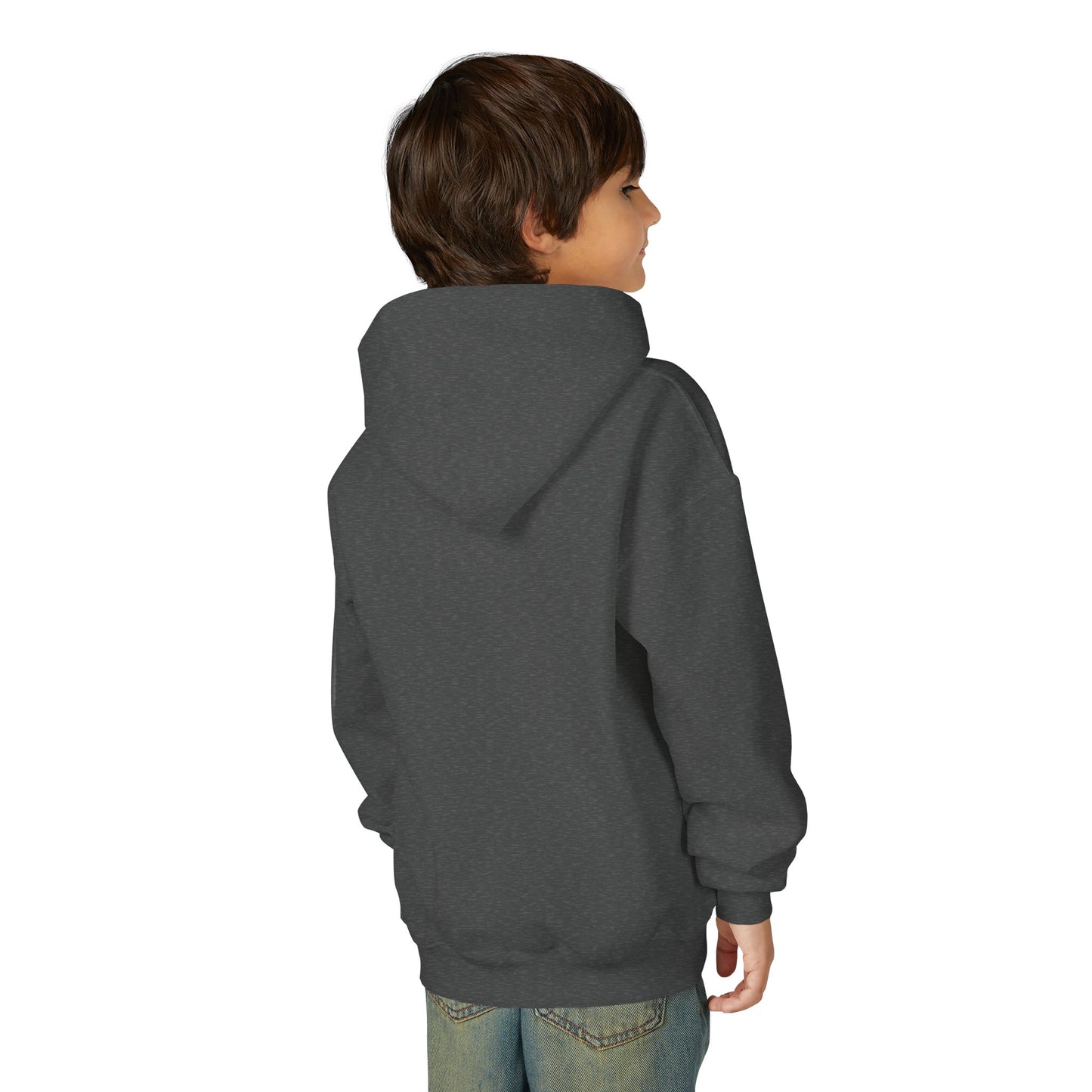 Faith, Family & Flannel Youth Hoodie | Cozy Christian Fall & Holiday Sweatshirt (4 Color Options)