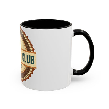 The Cozy Club Accent Mug | 11oz & 15oz Coffee Cup for Comfort Seekers (Multiple Colors)