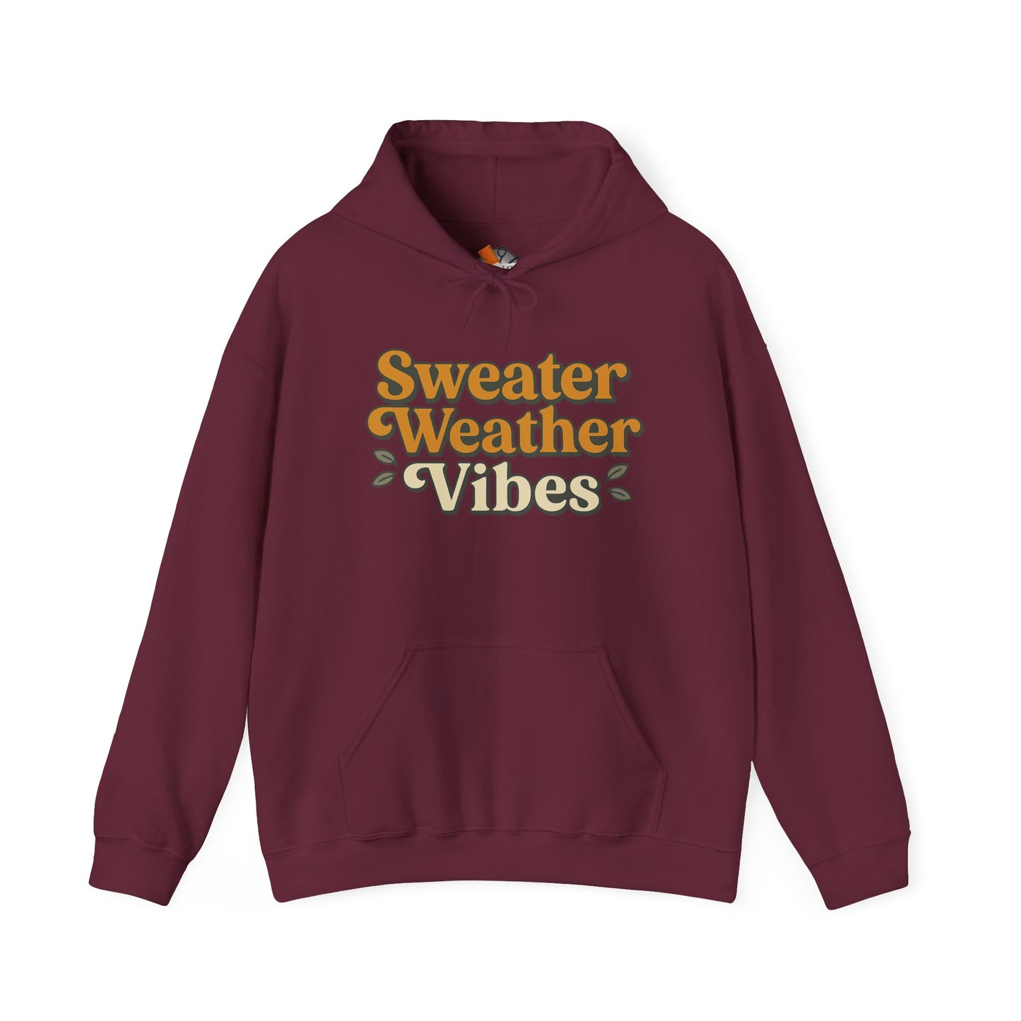 Sweater Weather Vibes Hoodie – Cozy Fall Aesthetic Pullover