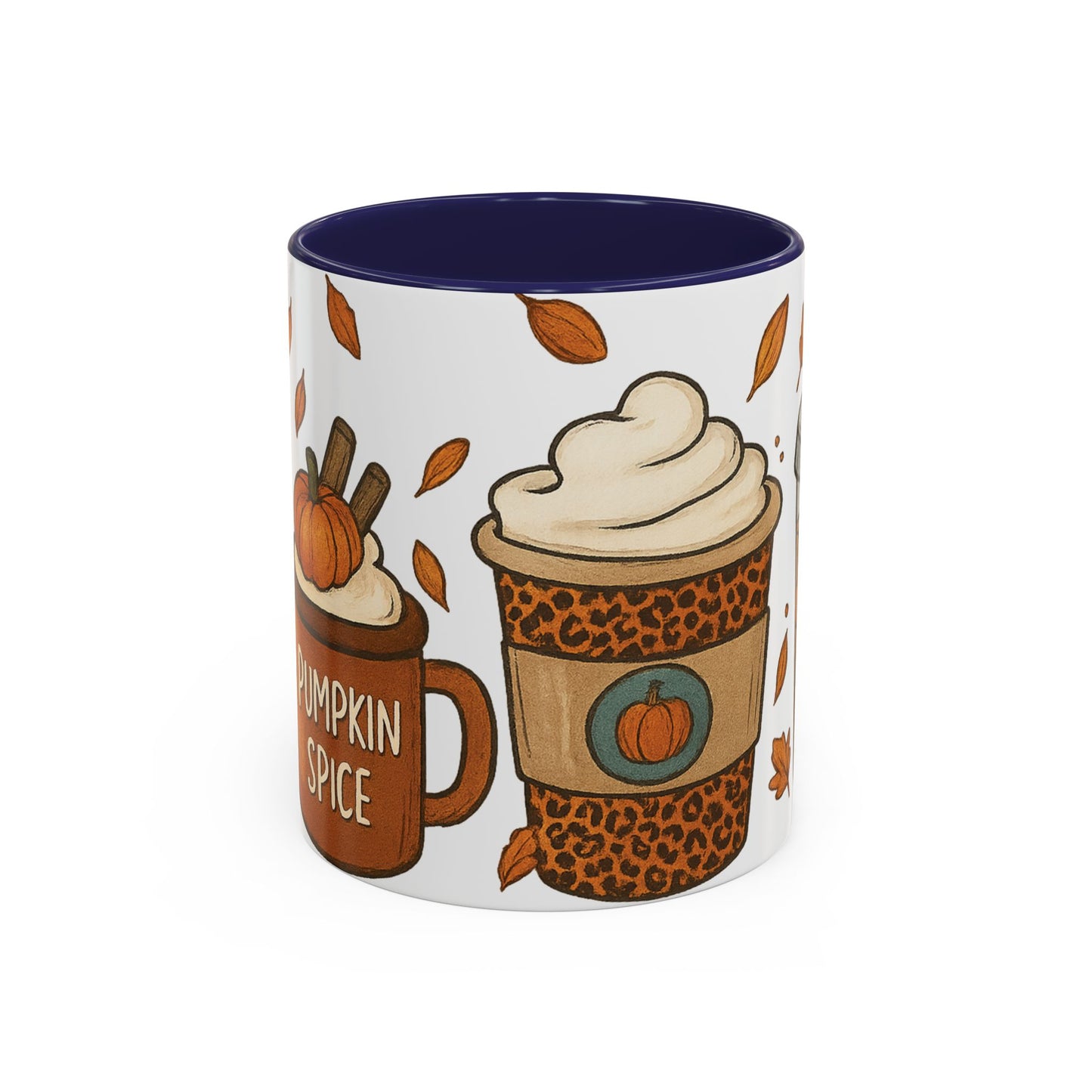 Pumpkin Spice Accent Mug – Fall Coffee Cup (11oz & 15oz)
