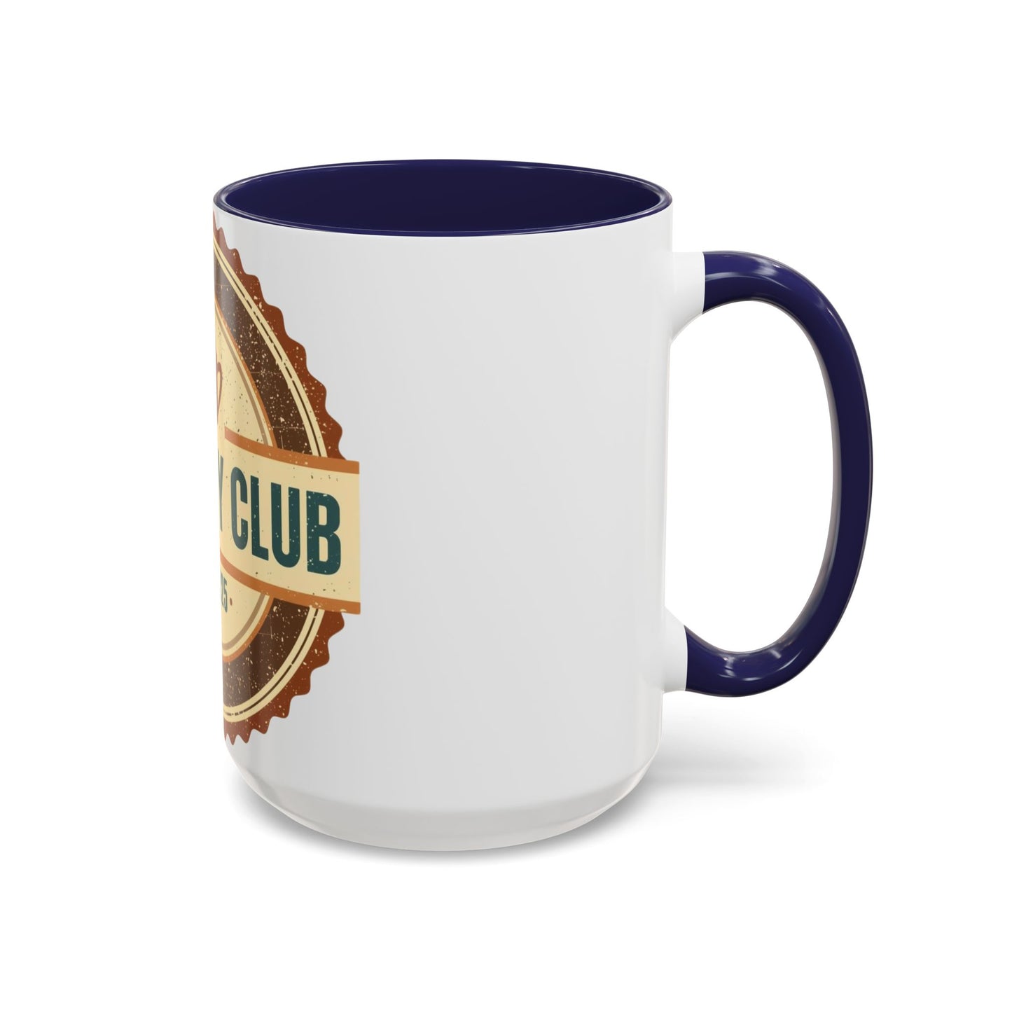 The Cozy Club Accent Mug | 11oz & 15oz Coffee Cup for Comfort Seekers (Multiple Colors)