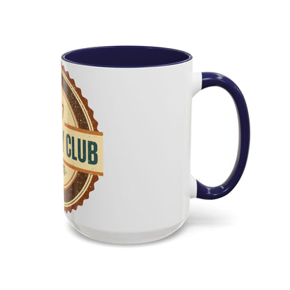 The Cozy Club Accent Mug | 11oz & 15oz Coffee Cup for Comfort Seekers (Multiple Colors)