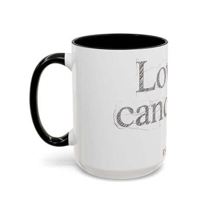 “Love Is Cancelled” Accent Mug | Personalized EST. Date Anti-Valentine Coffee Mug