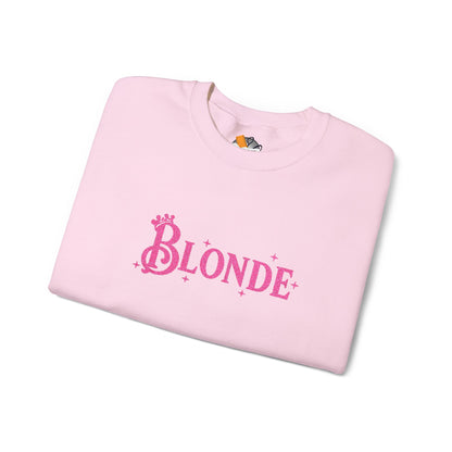 Galinda “Blonde” Wicked Crewneck Sweatshirt | Broadway-Inspired Pink Letter Pullover (4 Color Options)