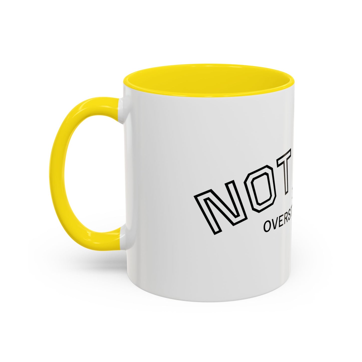 Not Lazy, I’m Overstimulated Accent Mug – Funny Mental Health Coffee Mug
