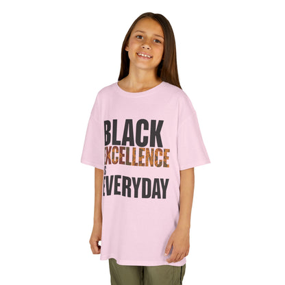 Black Excellence Is Everyday Youth T-Shirt – Inspirational Kids Tee