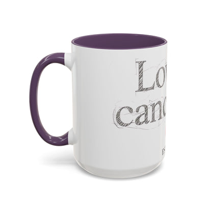 “Love Is Cancelled” Accent Mug | Personalized EST. Date Anti-Valentine Coffee Mug