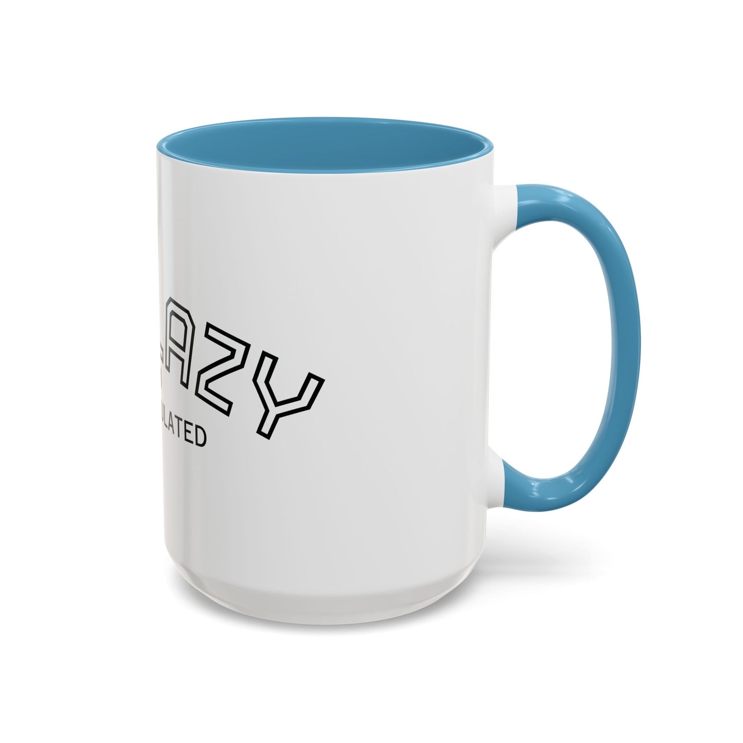 Not Lazy, I’m Overstimulated Accent Mug – Funny Mental Health Coffee Mug